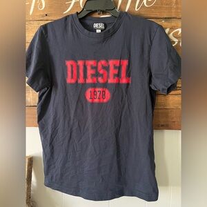 Diesel Dark Blue/ Red T-Shirt